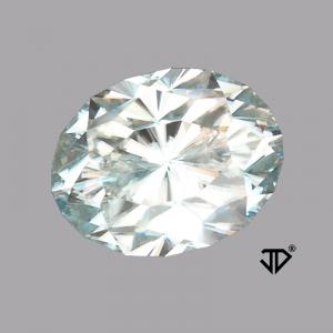 Zircon Oval 4.27 carat White Photo