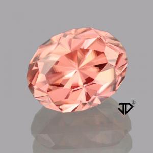 Zircon Oval 3.89 carat Pink Photo