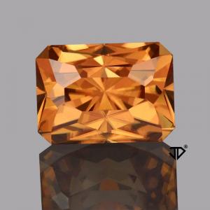 Zircon Radiant 5.83 carat Brown Photo