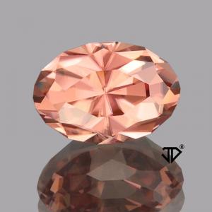 Zircon Oval 4.18 carat Pink Photo