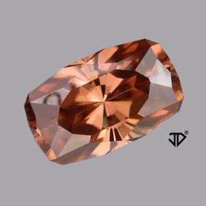 Zircon Cushion 6.46 carat Brown Photo
