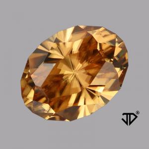 Zircon Oval 5.49 carat Yellow Photo