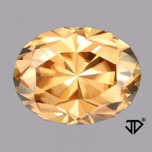 Zircon Oval 5.08 carat Yellow Photo