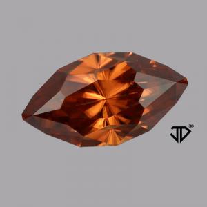 Zircon Marquise 4.43 carat Brown Photo