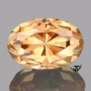 Zircon Oval 6.62 carat Yellow Photo