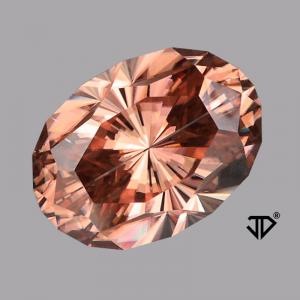 Zircon Oval 5.74 carat Brown Photo