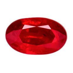 Ruby Oval 0.31 carat Red Photo