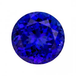 Tanzanite Round 7.80 carat Blue Purple Photo