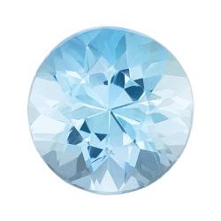 Aquamarine Round 0.53 carat Blue Photo