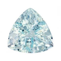 Aquamarine Trillion 3.61 carat Blue Photo