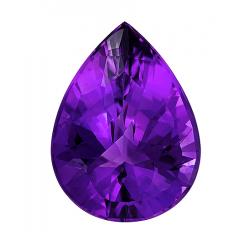 Amethyst Pear 13.40 carat Purple Photo