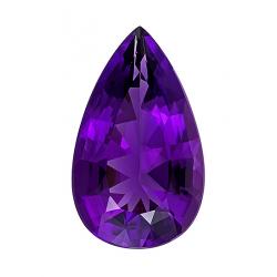 Amethyst Pear 8.10 carat Purple Photo
