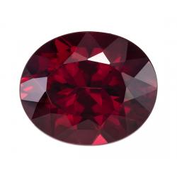 Garnet Oval 6.40 carat Red Photo