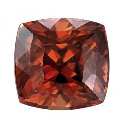 Zircon Cushion 6.75 carat Brown Photo