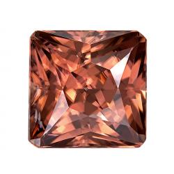 Zircon Radiant 6.30 carat Brown Photo