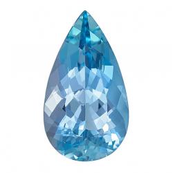 Aquamarine Pear 4.51 carat Blue Photo