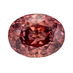 Zircon Oval 20.13 carat Brown Photo