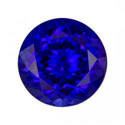 Tanzanite Round 10.44 carat Blue Purple Photo