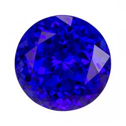 Tanzanite Round 11.53 carat Blue Purple Photo