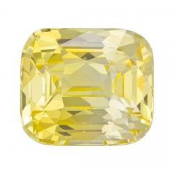 Sapphire Cushion 6.00 carat Yellow Photo