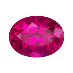 Tourmaline Oval 1.29 carat Red Purple Photo