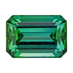 Tourmaline Emerald 3.91 carat Blue Green Photo