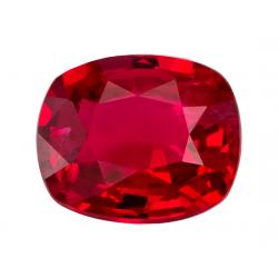 Ruby Cushion 0.75 carat Red Photo