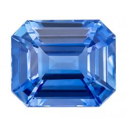 Sapphire Emerald 4.06 carat Blue Photo