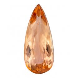 Topaz Pear 3.09 carat Pink Orange Photo