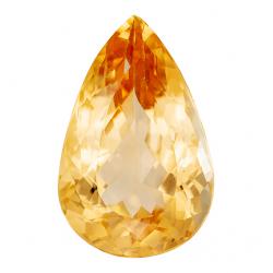 Topaz Pear 8.08 carat Yellow Orange Photo
