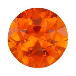 Sapphire Round 2.99 carat Orange Photo