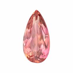 Topaz Pear 1.25 carat Pink Orange Photo