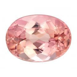 Topaz Oval 1.23 carat Pink Orange Photo