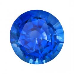 Sapphire Round 0.50 carat Blue Photo