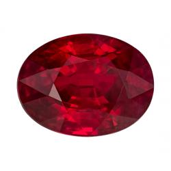 Ruby Oval 3.05 carat Red Photo