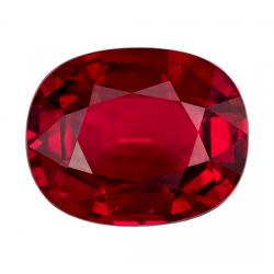 Ruby Oval 3.01 carat Red Photo