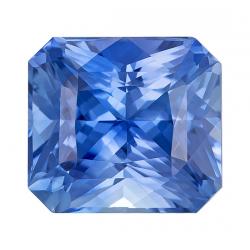 Sapphire Radiant 3.52 carat Blue Photo