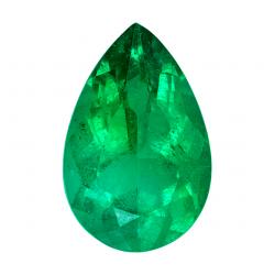 Emerald Pear 0.71 carat Green Photo