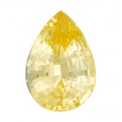 Sapphire Pear 6.02 carat Yellow Photo