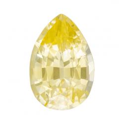 Sapphire Pear 2.08 carat Yellow Photo