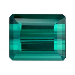 Tourmaline Emerald 5.24 carat Blue Green Photo