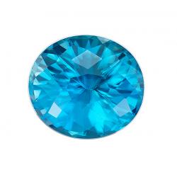 Zircon Oval 10.77 carat Blue Photo