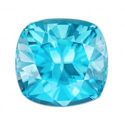 Zircon Cushion 7.75 carat Blue Photo