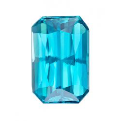 Zircon Emerald 4.61 carat Blue Photo