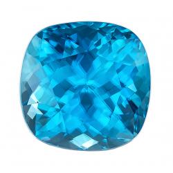 Zircon Cushion 10.75 carat Blue Photo