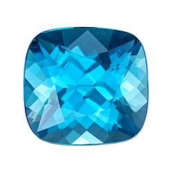 Zircon Cushion 6.07 carat Blue Photo