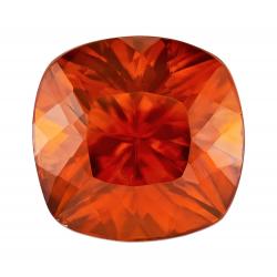 Zircon Cushion 7.39 carat Orange Photo
