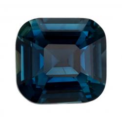 Sapphire Cushion 2.61 carat Blue Green Photo
