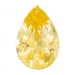 Sapphire Pear 2.06 carat Yellow Photo