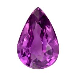 Sapphire Pear 1.01 carat Purple Photo